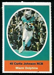 1972 Sunoco Stamps      333     Curtis Johnson